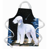 Caroline'S Treasures Ss8455Apron Starry Night Bedlington Terrier Apron, Large, Multicolor