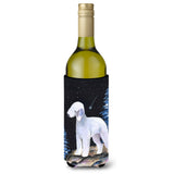 Starry Night Bedlington Terrier Wine Bottle Beverage Insulator Beverage Insulator Hugger