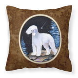 Caroline'S Treasures Ss8455Pw1414 Starry Night Bedlington Terrier Fabric Pillow, Large, Multicolor