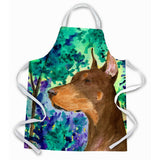 Caroline'S Treasures Ss8457Apron Doberman Apron, Large, Multicolor