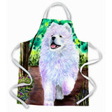 Caroline'S Treasures Ss8458Apron Samoyed Apron, Large, Multicolor