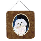 Caroline'S Treasures Ss8460Ds66 Starry Night Maltese Aluminium Metal Wall Or Door Hanging Prints