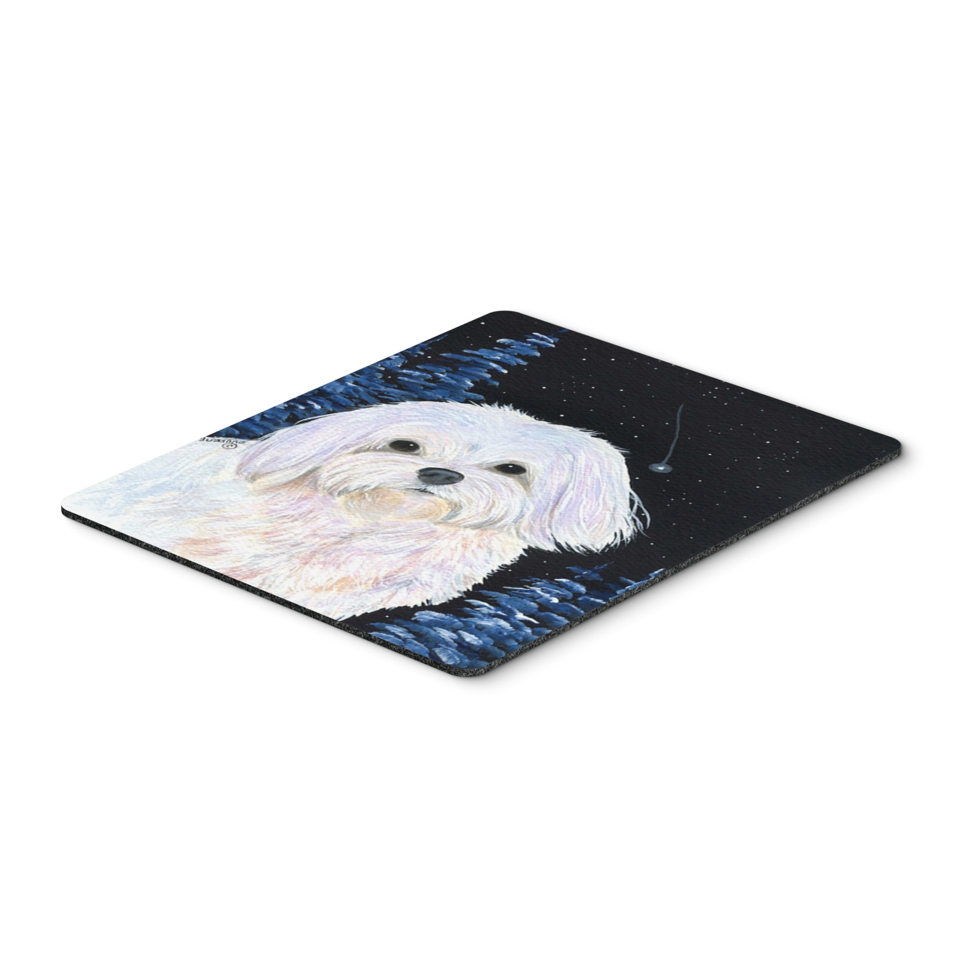 Caroline'S Treasures Mouse/Hot Pad/Trivet, Starry Night Maltese (Ss8460Mp)