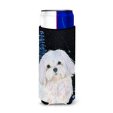 Starry Night Maltese Ultra Beverage Insulators For Slim Cans Ss8460Muk