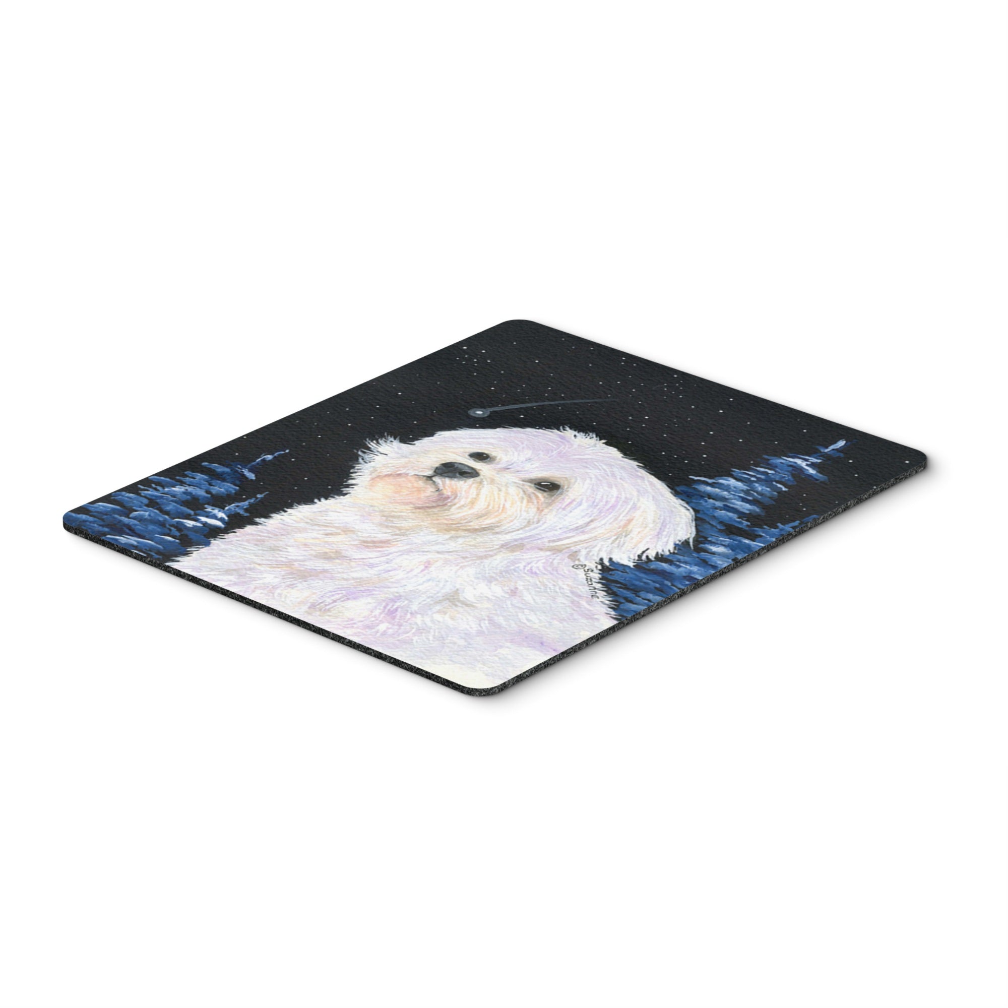 Caroline'S Treasures Mouse/Hot Pad/Trivet, Starry Night Maltese (Ss8461Mp)