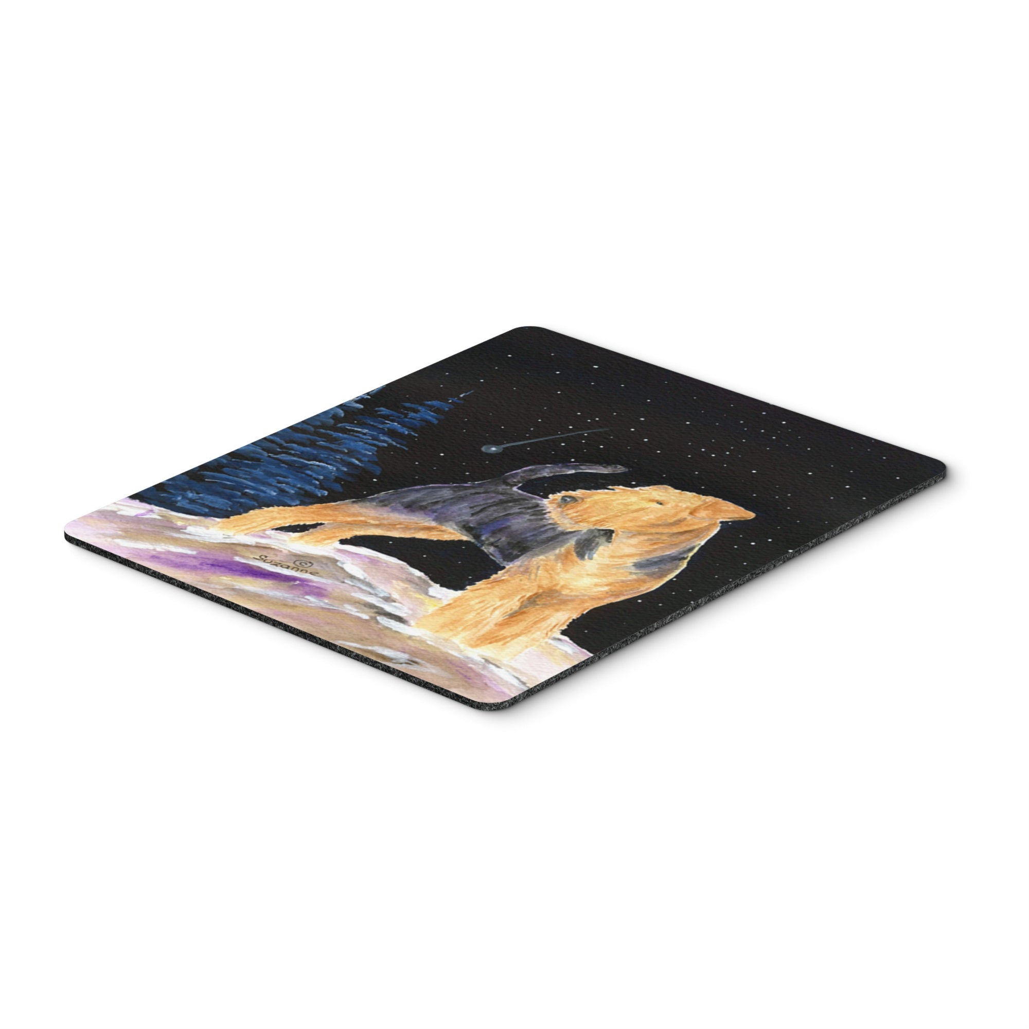 Caroline'S Treasures Mouse/Hot Pad/Trivet, Starry Night Welsh Terrier (Ss8464Mp)