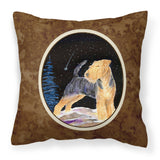 Caroline'S Treasures Ss8464Pw1414 Starry Night Welsh Terrier Fabric Pillow, Large, Multicolor