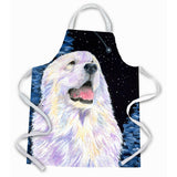 Caroline'S Treasures Ss8466Apron Starry Night Great Pyrenees Apron, Large, Multicolor