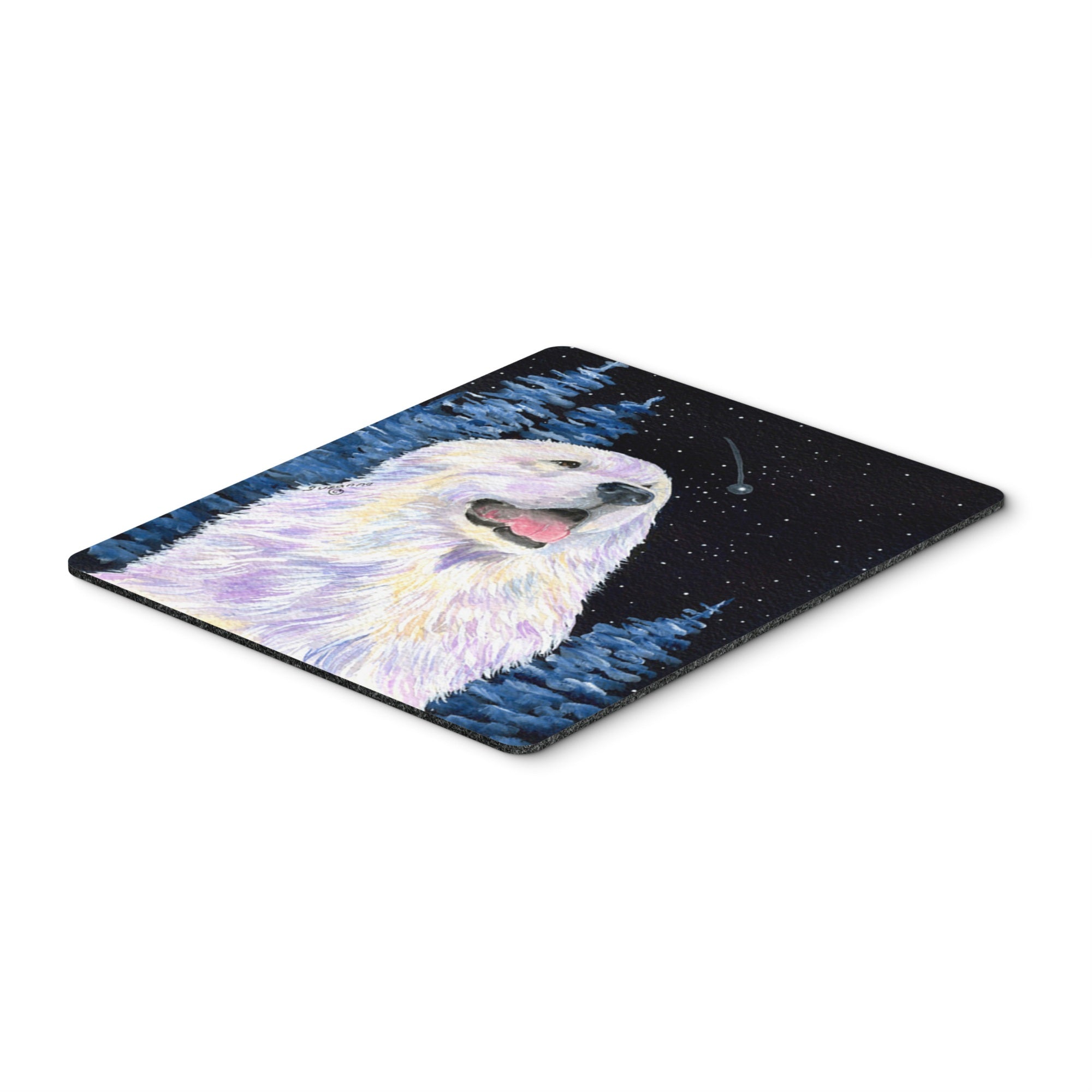 Caroline'S Treasures Mouse/Hot Pad/Trivet, Starry Night Great Pyrenees (Ss8466Mp)