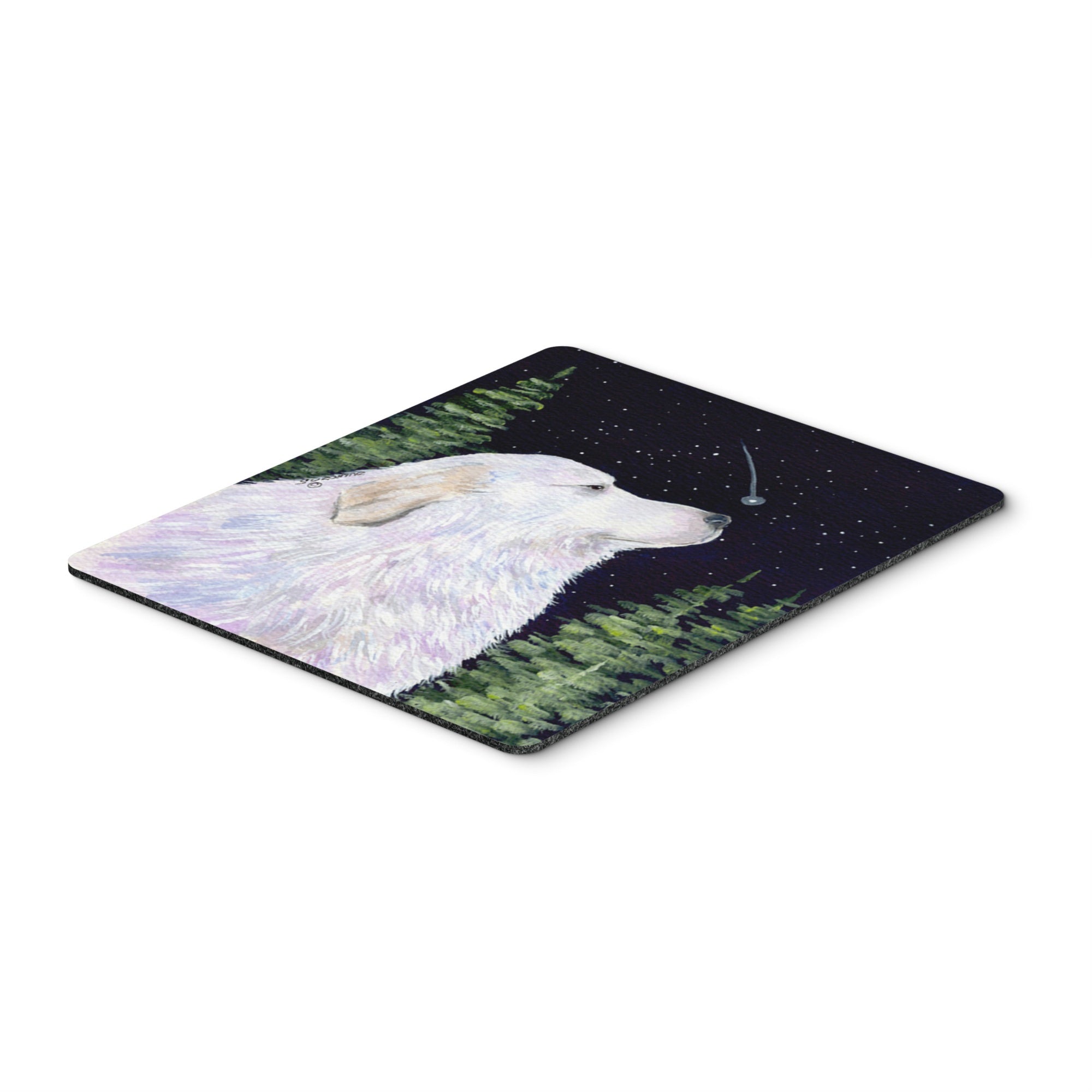 Caroline'S Treasures Mouse/Hot Pad/Trivet, Starry Night Great Pyrenees (Ss8470Mp)