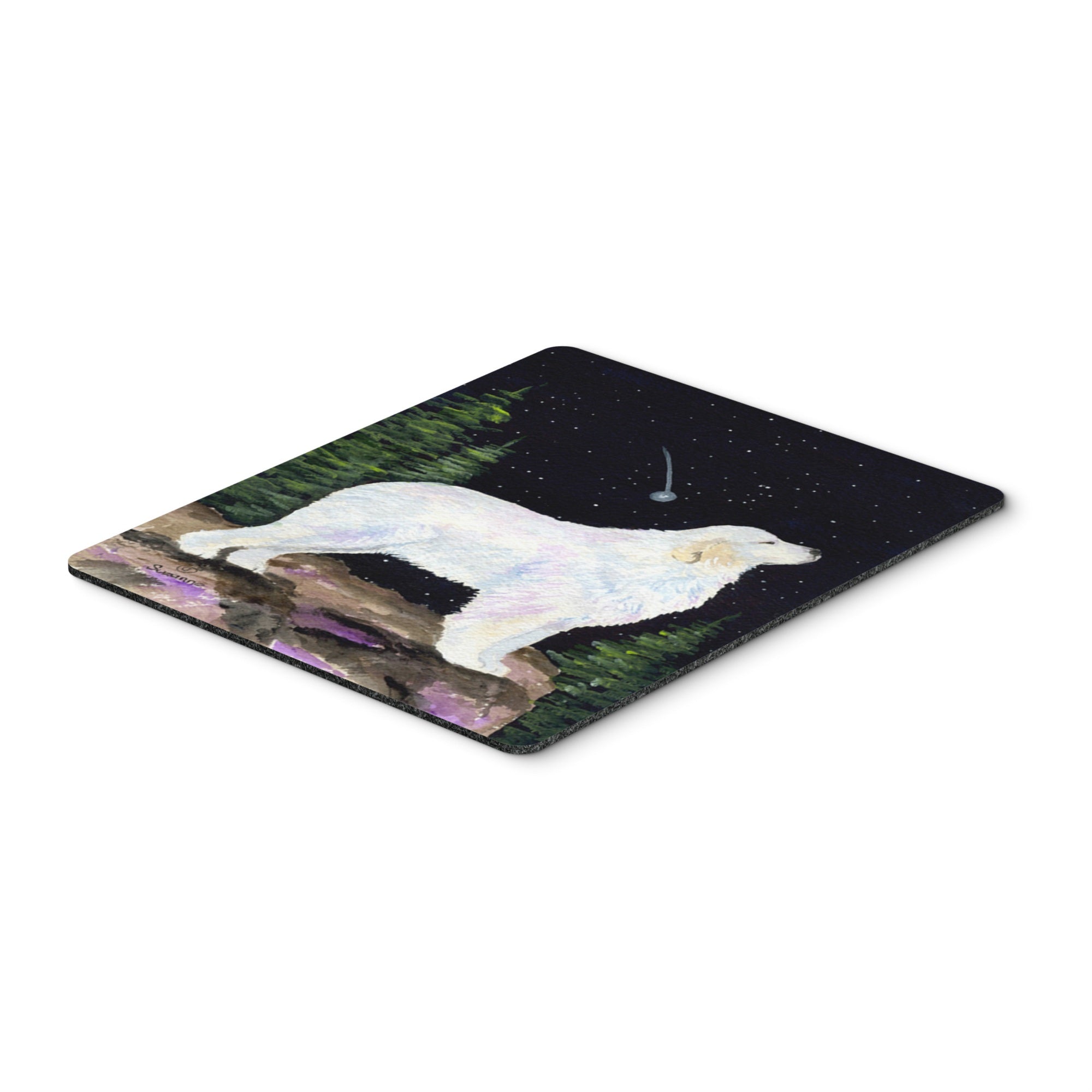 Caroline'S Treasures Mouse/Hot Pad/Trivet, Starry Night Great Pyrenees (Ss8471Mp)