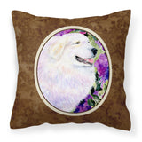 Caroline'S Treasures Ss8474Pw1414 Great Pyrenees Decorative Canvas Fabric Pillow, Large, Multicolor