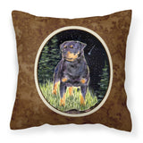 Caroline'S Treasures Ss8475Pw1414 Starry Night Rottweiler Decorative Canvas Fabric Pillow, Large, Multicolor