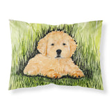 Caroline'S Treasures Ss8476Pillowcase Golden Retriever Moisture Wicking Fabric Standard Pillowcase, Large, Multicolor