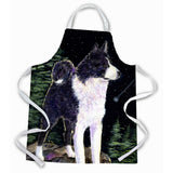 Caroline'S Treasures Ss8483Apron Starry Night Karelian Bear Dog Apron, Large, Multicolor