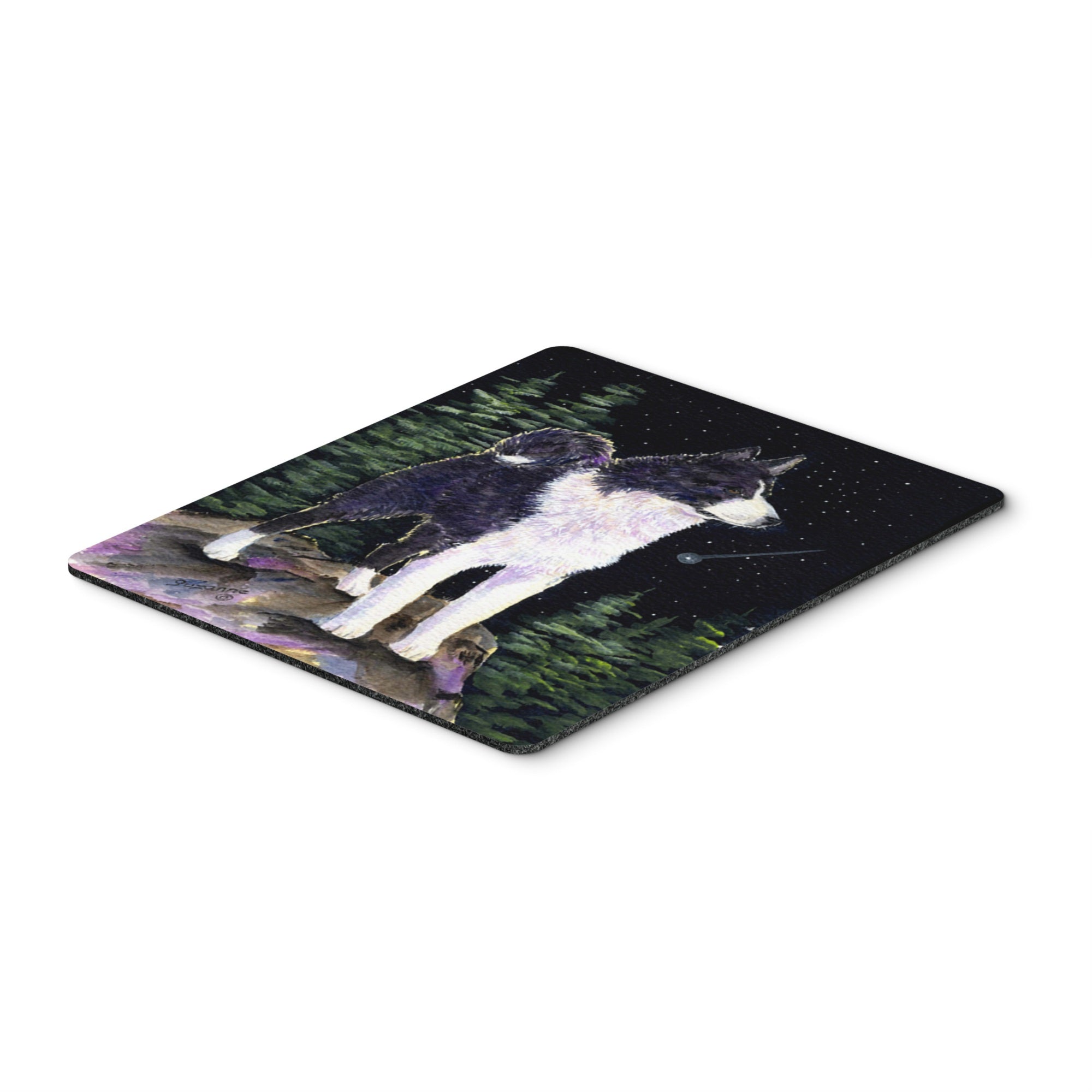 Caroline'S Treasures Mouse/Hot Pad/Trivet, Starry Night Karelian Bear Dog (Ss8483Mp)