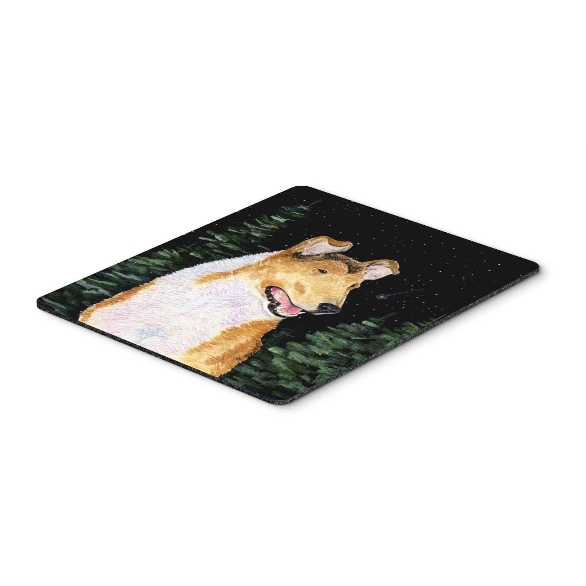 Caroline'S Treasures Mouse/Hot Pad/Trivet, Starry Night Collie Smooth (Ss8484Mp)