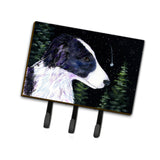 Caroline'S Treasures Ss8490Th68 Starry Night Border Collie Leash Holder Or Key Hook, Large, Multicolor