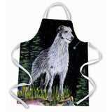 Caroline'S Treasures Ss8493Apron Starry Night Scottish Deerhound Apron, Large, Multicolor