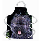 Caroline'S Treasures Ss8494Apron Starry Night Cairn Terrier Apron, Large, Multicolor