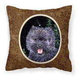 Caroline'S Treasures Ss8494Pw1414 Starry Night Cairn Terrier Fabric Pillow, Large, Multicolor