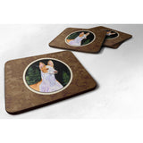 Caroline'S Treasures Ss8495Fc Starry Night Ibizan Hound Foam Coasters Set Of 4 (Set Of 4), 3.5 H X 3.5 W, Multicolor