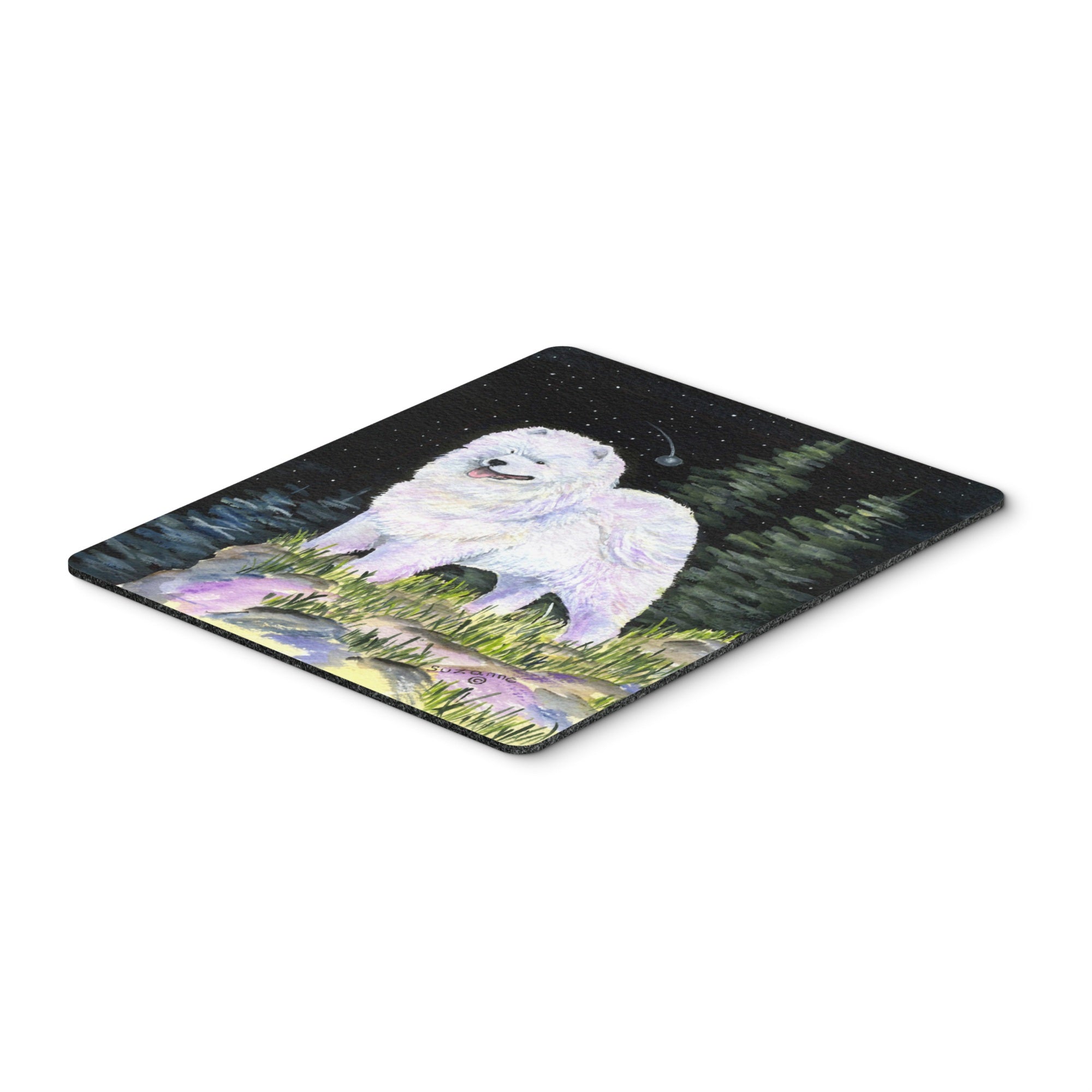 Caroline'S Treasures Mouse/Hot Pad/Trivet, Starry Night Samoyed (Ss8498Mp)