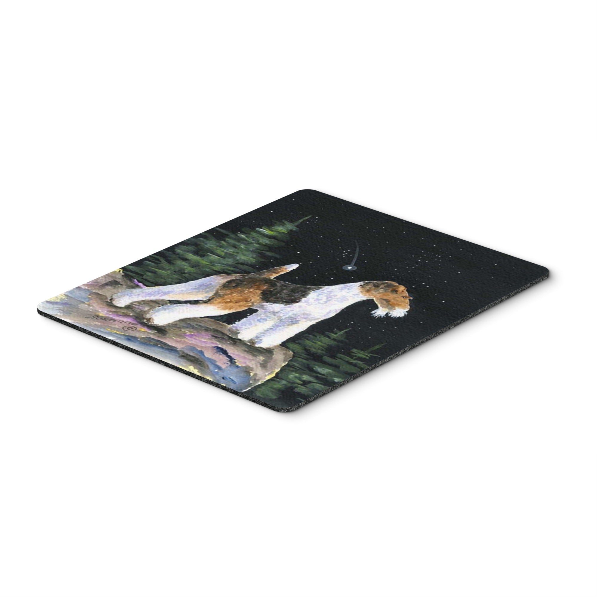 Caroline'S Treasures Mouse/Hot Pad/Trivet, Starry Night Fox Terrier (Ss8500Mp)