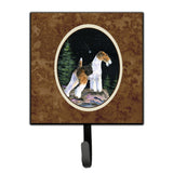 Caroline'S Treasures Ss8500Sh4 Starry Night Fox Terrier Leash Holder Or Key Hook, Small, Multicolor