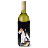 Starry Night Fox Terrier Wine Bottle Beverage Insulator Beverage Insulator Hugger Ss8503Literk