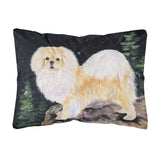 Caroline'S Treasures Starry Night Tibetan Spaniel Decorative Canvas Fabric Pillow, Large, Multicolor