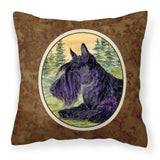 Caroline'S Treasures Ss8511Pw1414 Scottish Terrier Decorative Canvas Fabric Pillow, Large, Multicolor