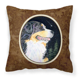 Caroline'S Treasures Ss8512Pw1414 Starry Night Bernese Mountain Dog Fabric Pillow, Large, Multicolor