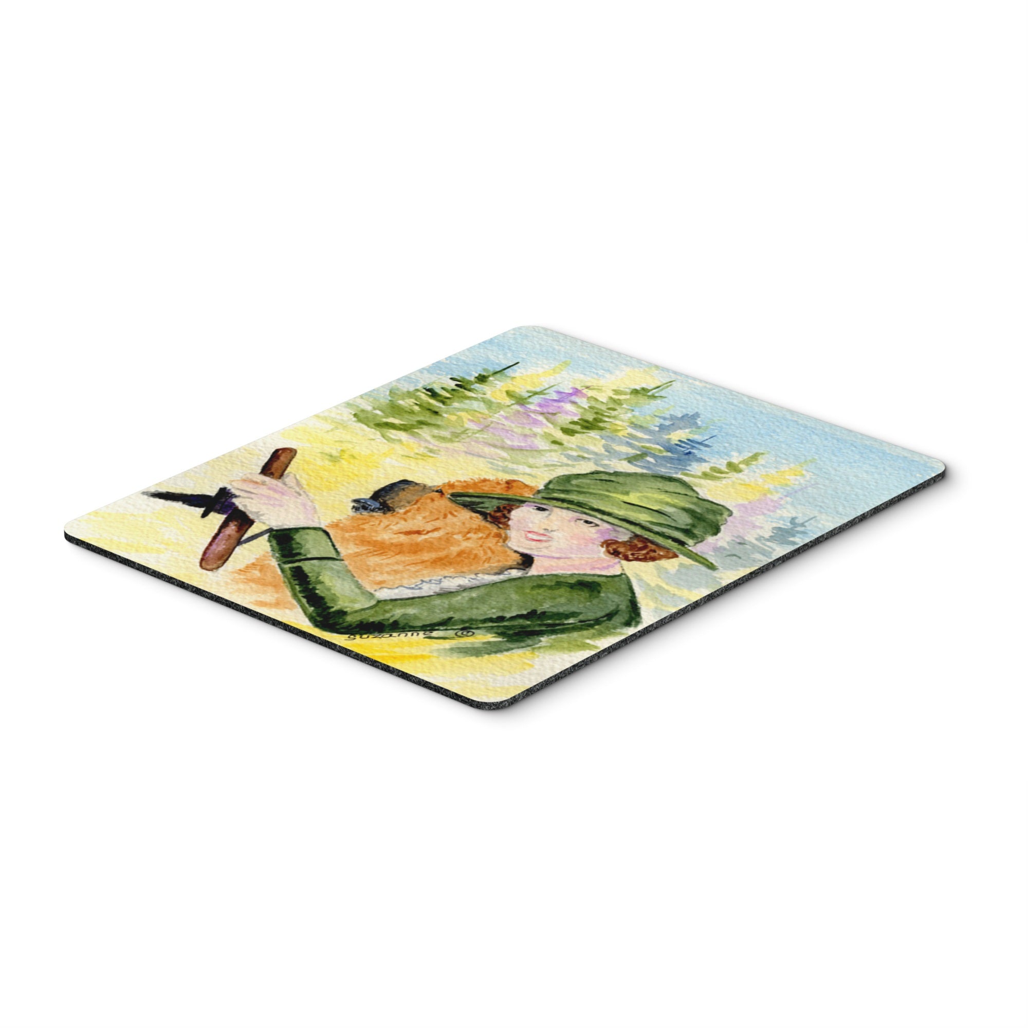 Caroline'S Treasures Mouse/Hot Pad/Trivet, Lady Driving With Her Chow Chow (Ss8527Mp)