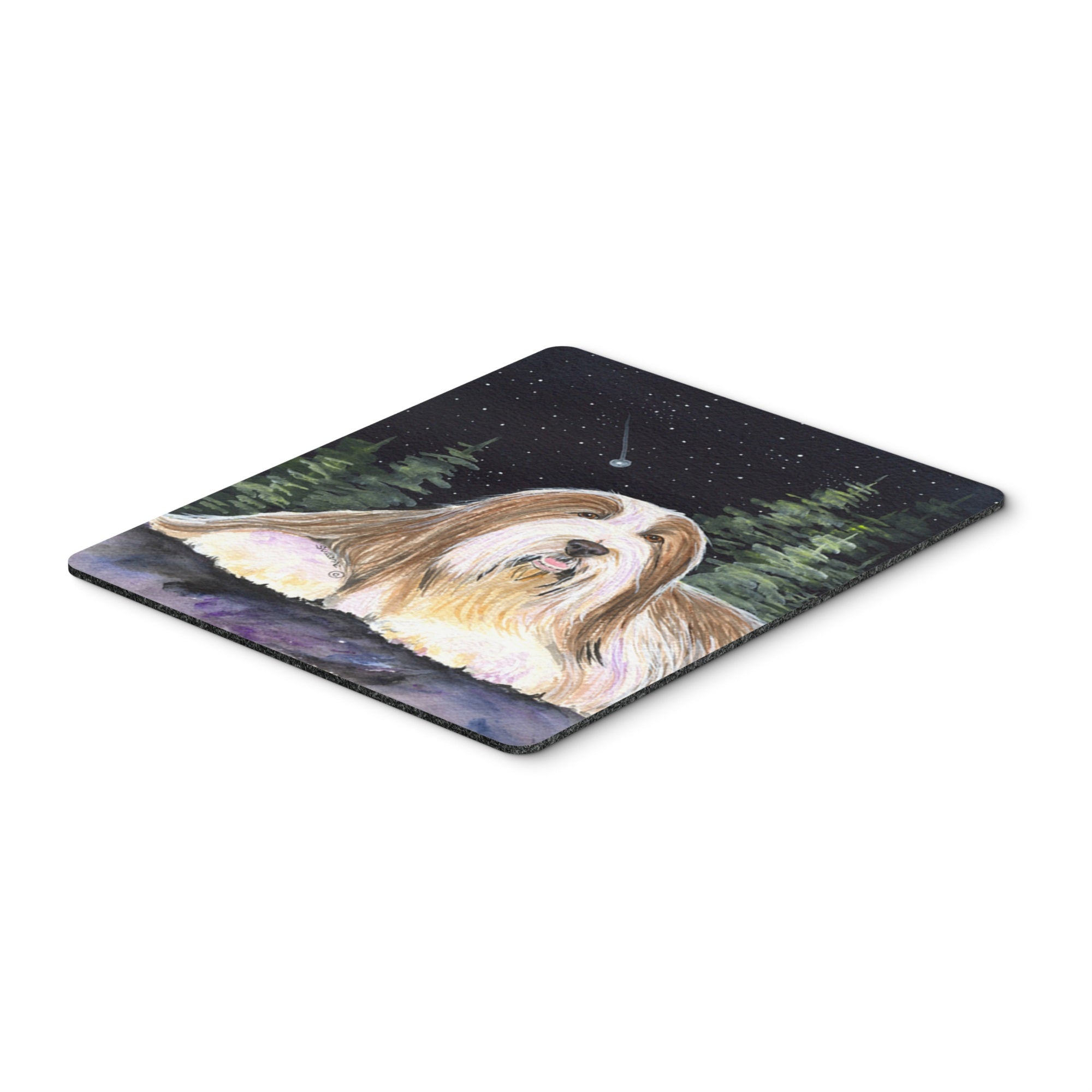 Caroline'S Treasures Mouse/Hot Pad/Trivet, Starry Night Bearded Collie (Ss8529Mp)