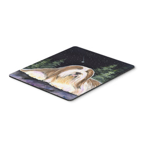 Caroline'S Treasures Mouse/Hot Pad/Trivet, Starry Night Bearded Collie (Ss8529Mp)