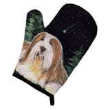 Caroline'S Treasures Ss8529Ovmt Starry Night Bearded Collie Oven Mitt, 12 By 8.5, Multicolor
