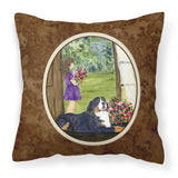 Caroline'S Treasures Ss8535Pw1414 Little Girl With Her Bernese Mountain Dog Pillow, Large, Multicolor