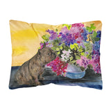 Caroline'S Treasures Ss8536Pw1216 French Bulldog Decorative Canvas Fabric Pillow, Large, Multicolor