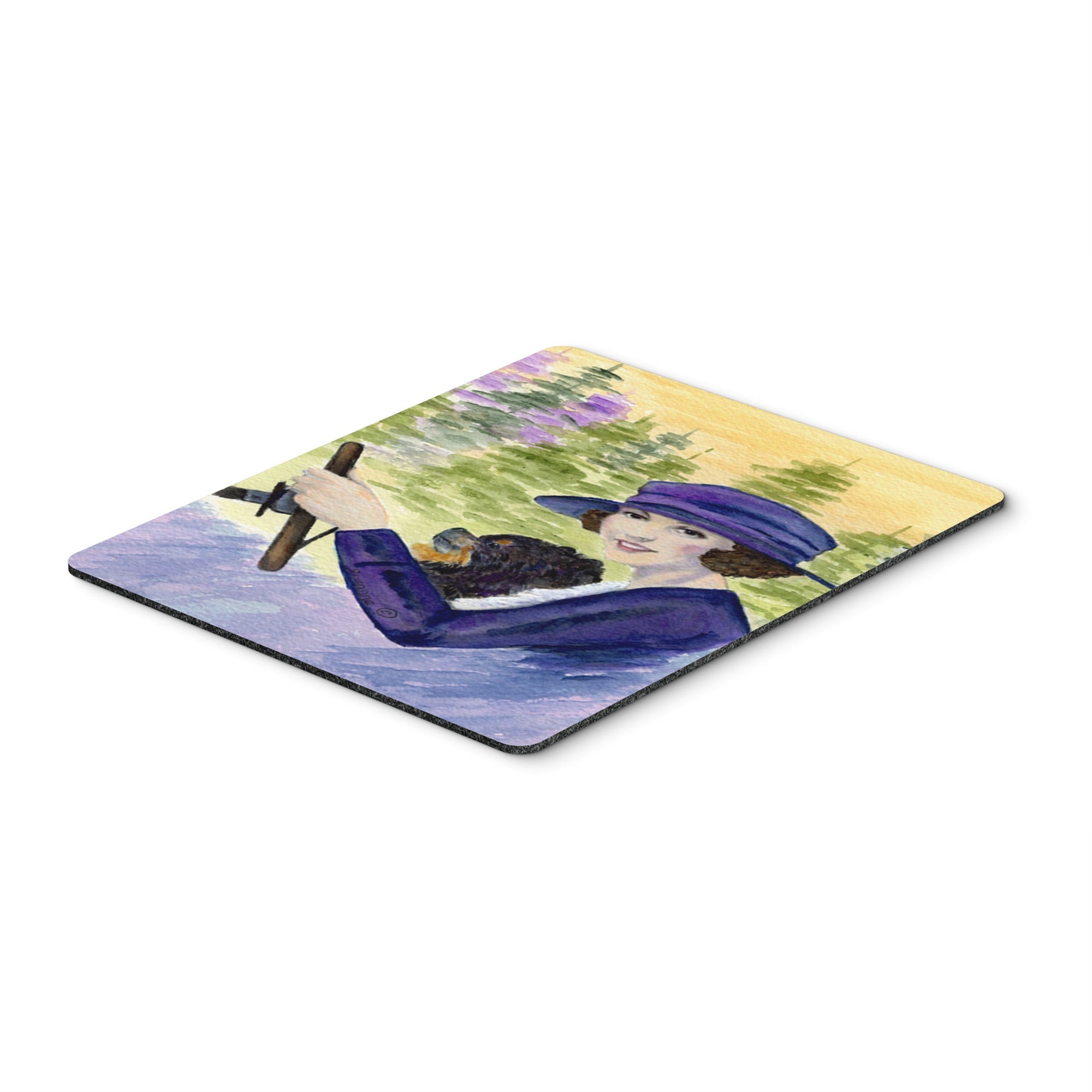 Caroline'S Treasures Mouse/Hot Pad/Trivet, Lady Driving With Her Pomeranian (Ss8538Mp)