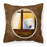 Caroline'S Treasures Ss8542Pw1414 Bull Terrier Decorative Canvas Fabric Pillow, Large, Multicolor