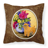 Caroline'S Treasures Ss8543Pw1414 Brussels Griffon Decorative Canvas Fabric Pillow, Large, Multicolor
