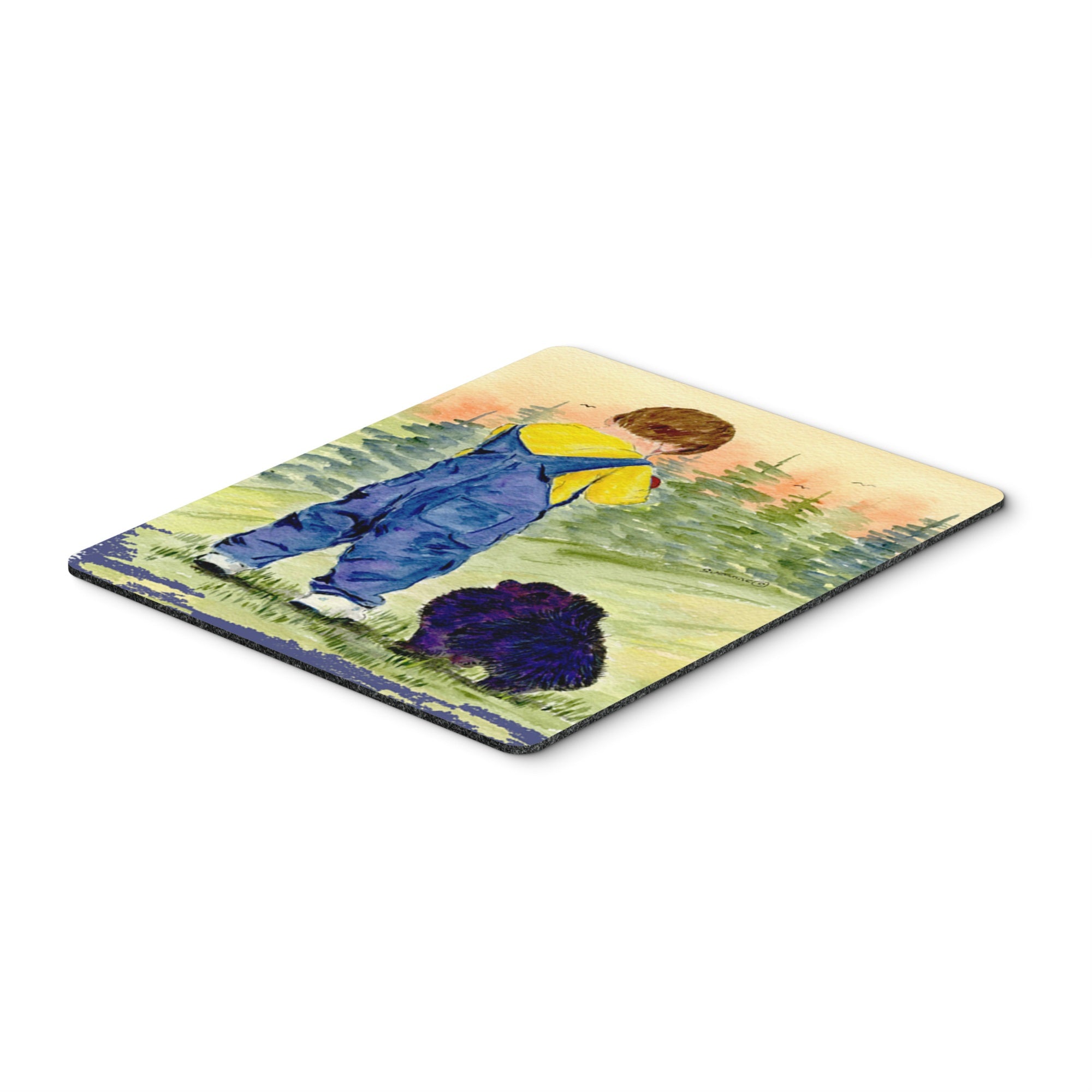 Caroline'S Treasures Mouse/Hot Pad/Trivet, Little Boy With His Pomeranian (Ss8544Mp)