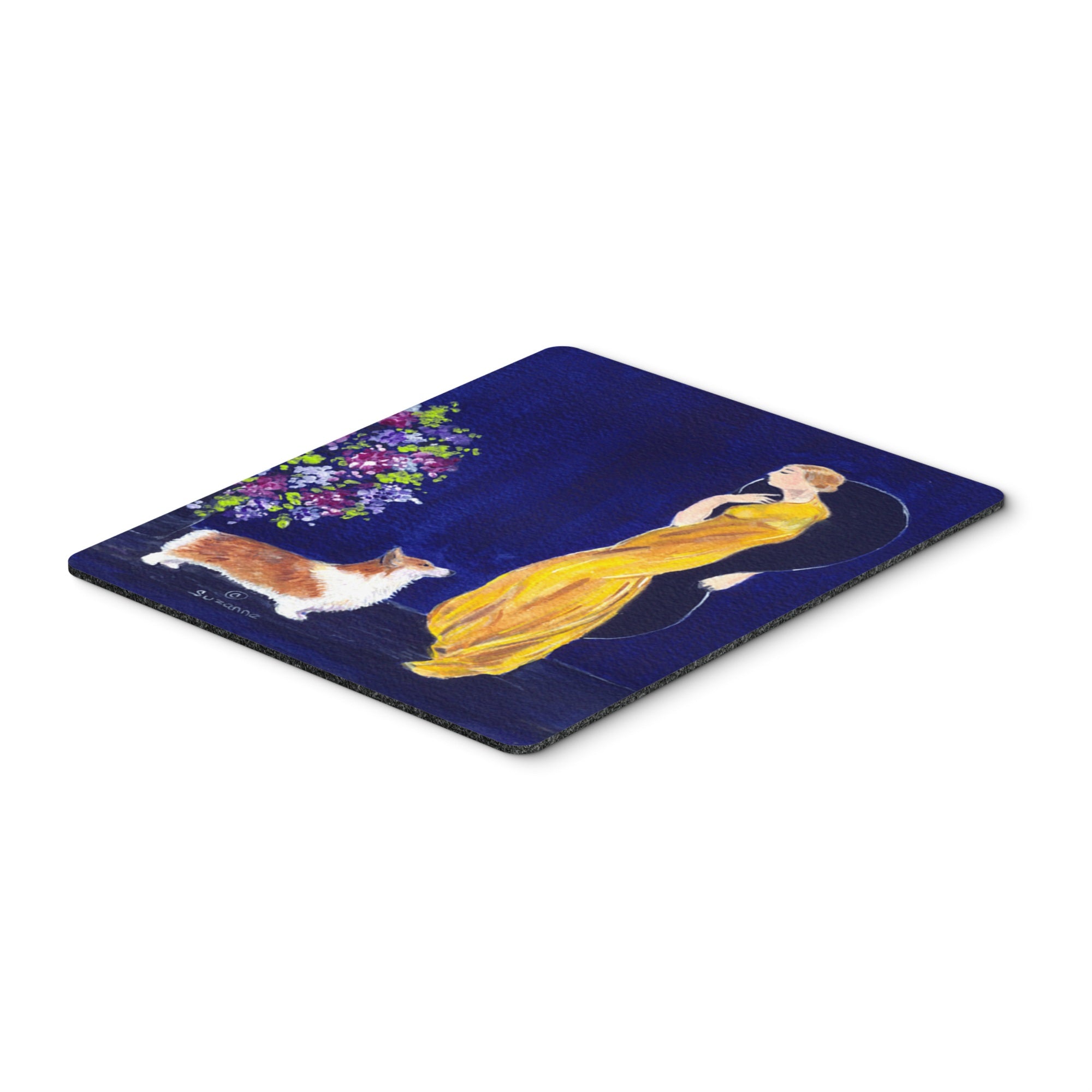 Caroline'S Treasures Mouse/Hot Pad/Trivet, Lady With Her Corgi (Ss8546Mp)