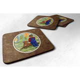 Caroline'S Treasures Ss8547Fc Little Boy With His Chesapeake Bay Retriever Foam Coasters (Set Of 4), 3.5 H X 3.5 W, Mu