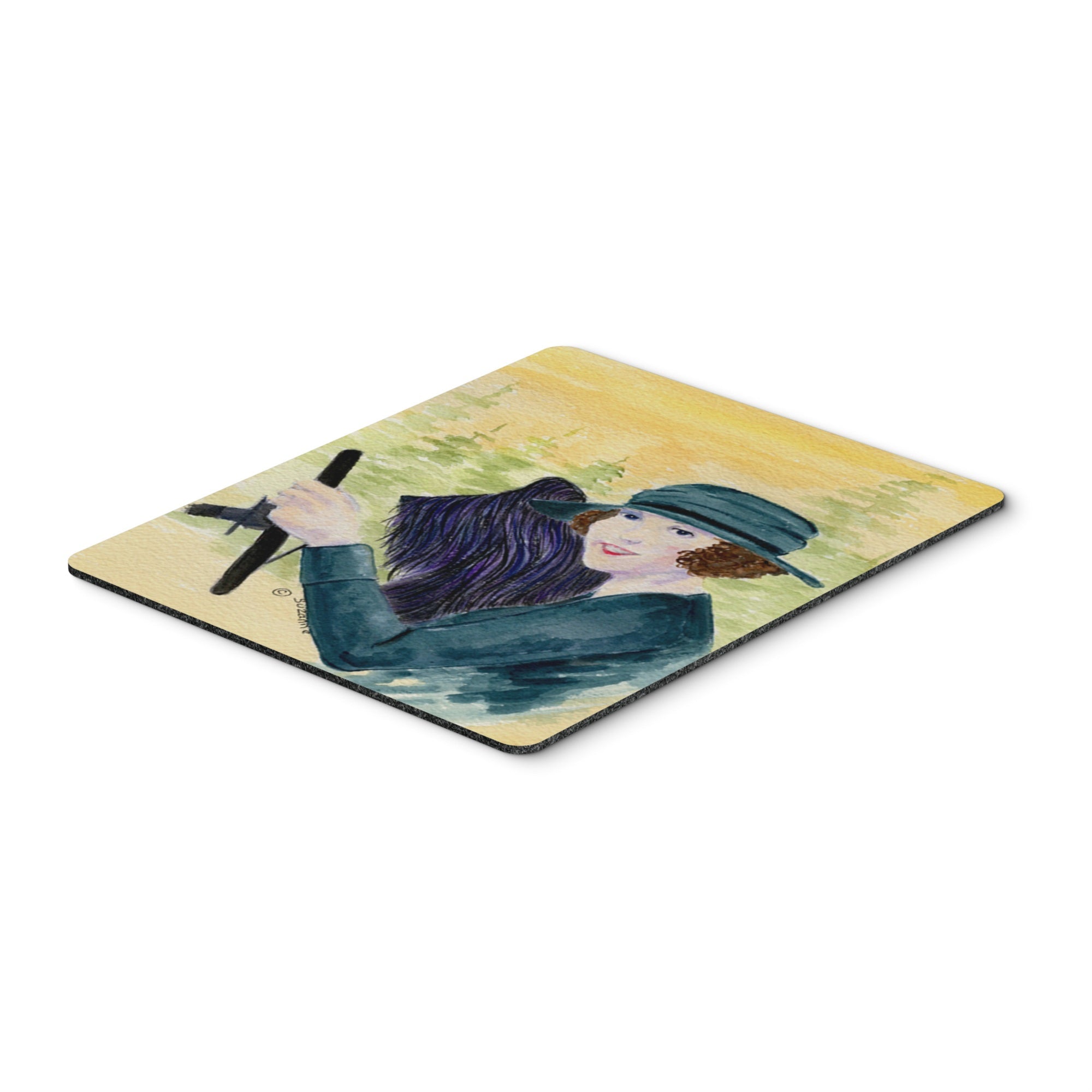 Caroline'S Treasures Mouse/Hot Pad/Trivet, Lady Driving With Her Briard (Ss8549Mp)