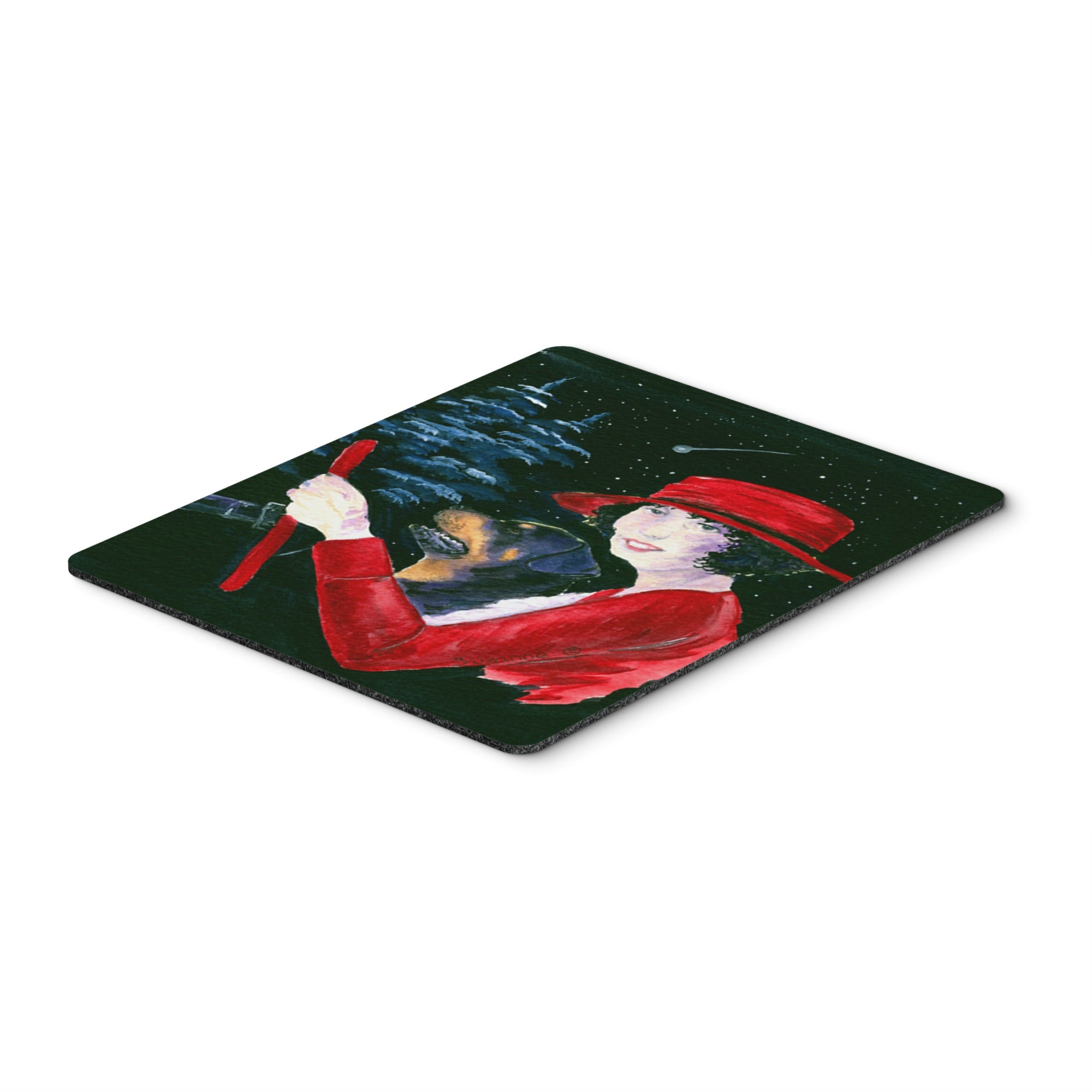 Caroline'S Treasures Mouse/Hot Pad/Trivet, Lady Driving With Her Rottweiler (Ss8551Mp)