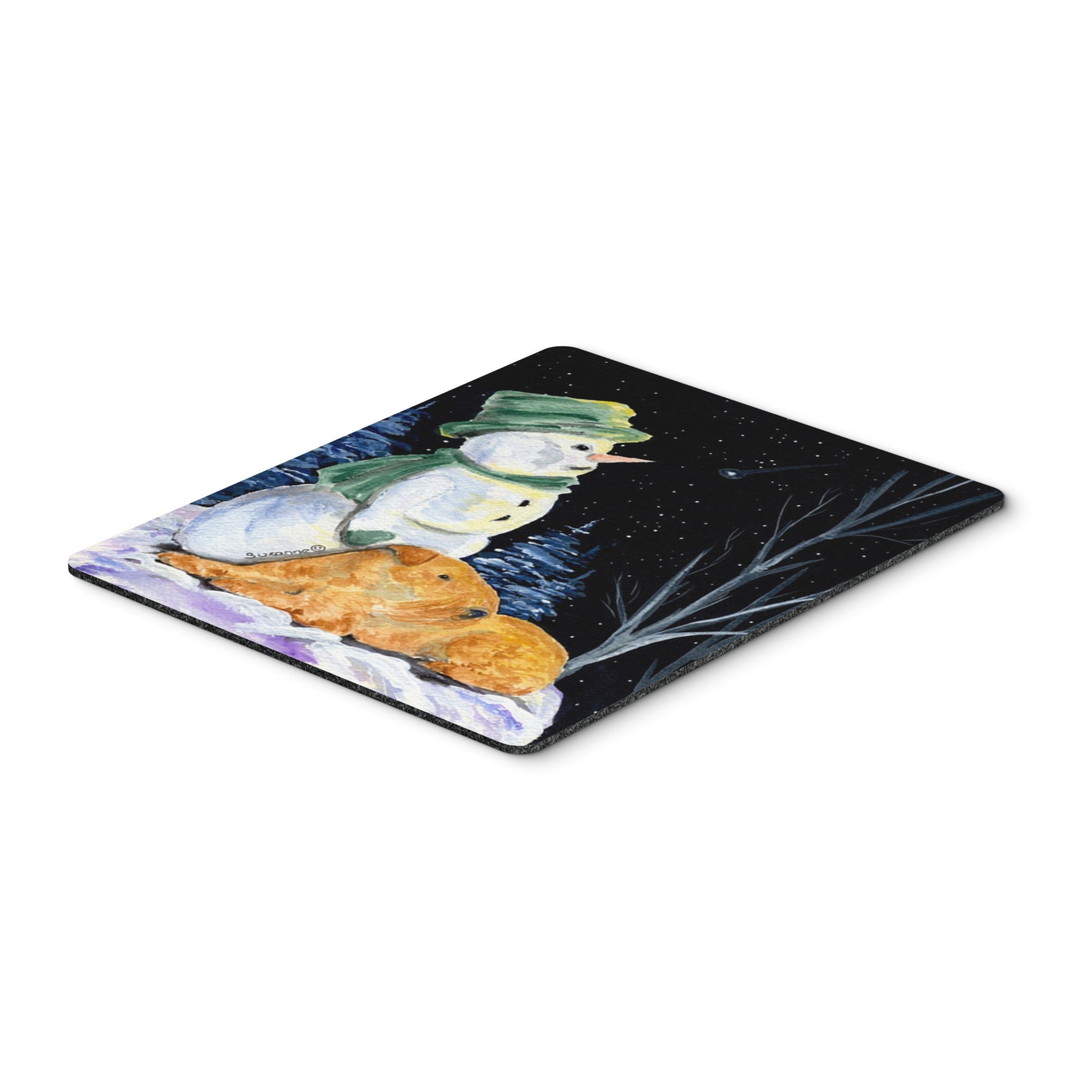 Caroline'S Treasures Mouse/Hot Pad/Trivet, Snowman With Lakeland Terrier (Ss8555Mp)