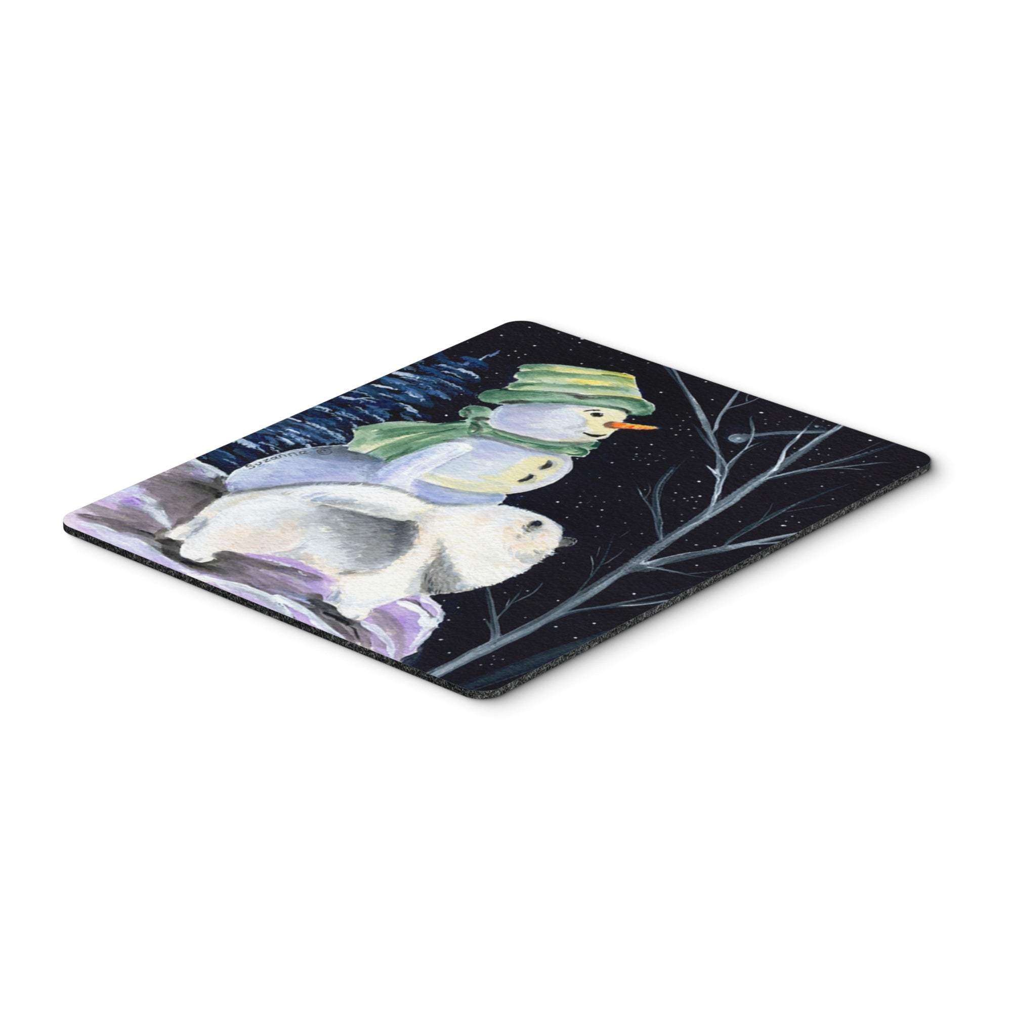Caroline'S Treasures Mouse/Hot Pad/Trivet, Snowman With Keeshond (Ss8557Mp)