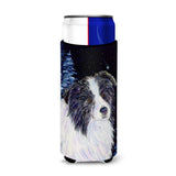Starry Night Border Collie Ultra Beverage Insulators For Slim Cans Ss8558Muk